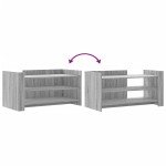 vidaXL Măsuță de cafea gri sonoma 100x50x50 cm lemn prelucrat