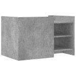 vidaXL Măsuță de cafea, gri beton, 80x50x50 cm, lemn prelucrat vidaXL Măsuță de cafea, gri beton, 80x50x50 cm, lemn prelucrat