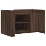 vidaXL Măsuță de cafea, stejar maro, 80x50x50 cm, lemn prelucrat vidaXL Măsuță de cafea, stejar maro, 80x50x50 cm, lemn prelucrat