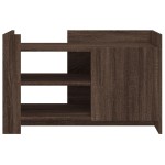 vidaXL Măsuță de cafea, stejar maro, 80x50x50 cm, lemn prelucrat vidaXL Măsuță de cafea, stejar maro, 80x50x50 cm, lemn prelucrat