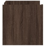 vidaXL Măsuță de cafea, stejar maro, 80x50x50 cm, lemn prelucrat vidaXL Măsuță de cafea, stejar maro, 80x50x50 cm, lemn prelucrat