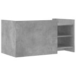 vidaXL Măsuță de cafea, gri beton, 100x50x50 cm, lemn prelucrat vidaXL Măsuță de cafea, gri beton, 100x50x50 cm, lemn prelucrat