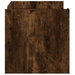 vidaXL Măsuță de cafea, stejar fumuriu, 100x50x50 cm, lemn prelucrat vidaXL Măsuță de cafea, stejar fumuriu, 100x50x50 cm, lemn prelucrat