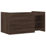 vidaXL Măsuță de cafea, stejar maro, 100x50x50 cm, lemn prelucrat vidaXL Măsuță de cafea, stejar maro, 100x50x50 cm, lemn prelucrat
