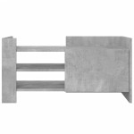 vidaXL Comodă TV, gri beton, 80x35x40 cm, lemn prelucrat vidaXL Comodă TV, gri beton, 80x35x40 cm, lemn prelucrat