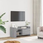 vidaXL Comodă TV, gri sonoma, 80x35x40 cm, lemn prelucrat vidaXL Comodă TV, gri sonoma, 80x35x40 cm, lemn prelucrat