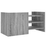 vidaXL Comodă TV, gri sonoma, 80x35x40 cm, lemn prelucrat vidaXL Comodă TV, gri sonoma, 80x35x40 cm, lemn prelucrat