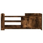 vidaXL Comodă TV, stejar fumuriu, 100x35x40 cm, lemn prelucrat vidaXL Comodă TV, stejar fumuriu, 100x35x40 cm, lemn prelucrat