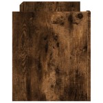 vidaXL Comodă TV, stejar fumuriu, 100x35x40 cm, lemn prelucrat vidaXL Comodă TV, stejar fumuriu, 100x35x40 cm, lemn prelucrat