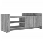 vidaXL Comodă TV, gri sonoma, 100x35x40 cm, lemn prelucrat vidaXL Comodă TV, gri sonoma, 100x35x40 cm, lemn prelucrat