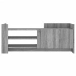 vidaXL Comodă TV, gri sonoma, 100x35x40 cm, lemn prelucrat vidaXL Comodă TV, gri sonoma, 100x35x40 cm, lemn prelucrat