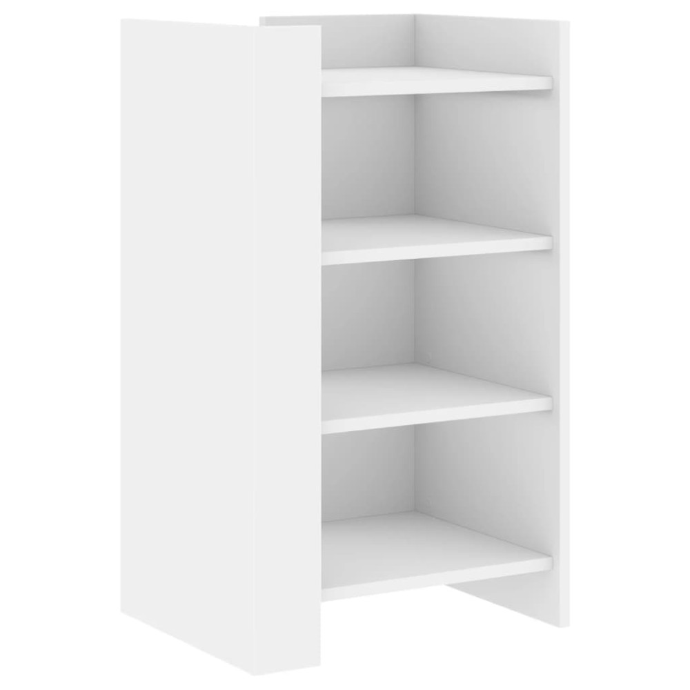 vidaXL Dulap, alb, 45x35x75 cm, lemn prelucrat