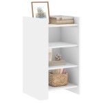vidaXL Dulap, alb, 45x35x75 cm, lemn prelucrat