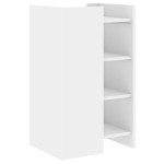 vidaXL Dulap, alb, 45x35x75 cm, lemn prelucrat