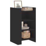 vidaXL Dulap, negru, 45x35x75 cm, lemn prelucrat