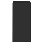 vidaXL Dulap, negru, 45x35x75 cm, lemn prelucrat