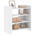 vidaXL Dulap, alb, 73,5x35x75 cm, lemn prelucrat vidaXL Dulap, alb, 73,5x35x75 cm, lemn prelucrat