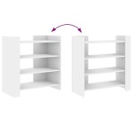 vidaXL Dulap, alb, 73,5x35x75 cm, lemn prelucrat vidaXL Dulap, alb, 73,5x35x75 cm, lemn prelucrat