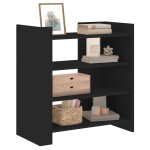 vidaXL Dulap, negru, 73,5x35x75 cm, lemn prelucrat