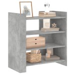 vidaXL Dulap, gri beton, 73,5x35x75 cm, lemn prelucrat