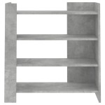 vidaXL Dulap, gri beton, 73,5x35x75 cm, lemn prelucrat