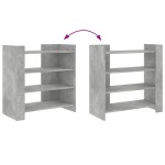 vidaXL Dulap, gri beton, 73,5x35x75 cm, lemn prelucrat