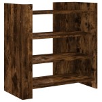 vidaXL Dulap, stejar fumuriu, 73,5x35x75 cm, lemn prelucrat