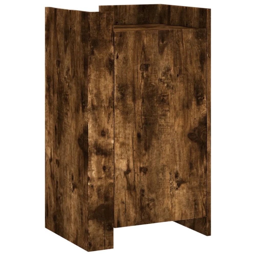 vidaXL Dulap, stejar fumuriu, 45x35x75 cm, lemn prelucrat