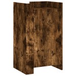vidaXL Dulap, stejar fumuriu, 45x35x75 cm, lemn prelucrat