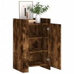 vidaXL Dulap, stejar fumuriu, 45x35x75 cm, lemn prelucrat