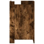 vidaXL Dulap, stejar fumuriu, 45x35x75 cm, lemn prelucrat