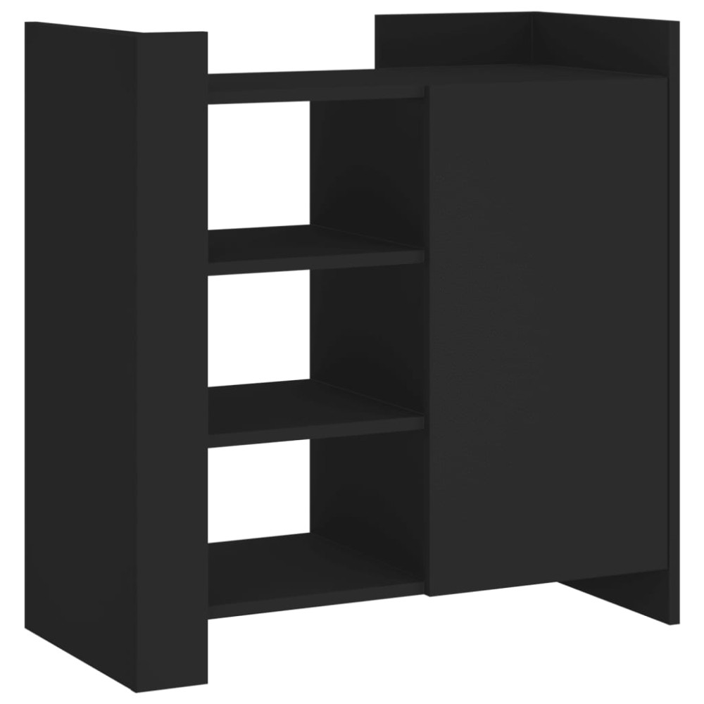 vidaXL Dulap, negru, 73,5x35x75 cm, lemn prelucrat