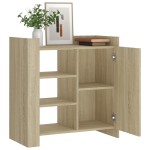 vidaXL Dulap, stejar sonoma, 73,5x35x75 cm, lemn prelucrat