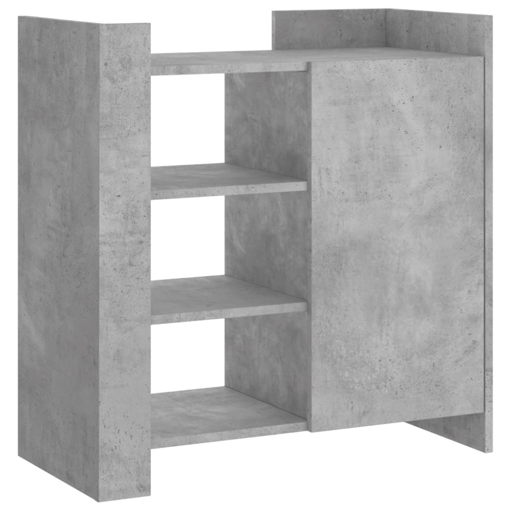 vidaXL Dulap, gri beton, 73,5x35x75 cm, lemn prelucrat