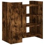 vidaXL Dulap, stejar fumuriu, 73,5x35x75 cm, lemn prelucrat