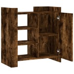 vidaXL Dulap, stejar fumuriu, 73,5x35x75 cm, lemn prelucrat