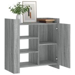 vidaXL Dulap, gri sonoma, 73,5x35x75 cm, lemn prelucrat vidaXL Dulap, gri sonoma, 73,5x35x75 cm, lemn prelucrat