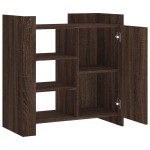 vidaXL Dulap, stejar maro, 73,5x35x75 cm, lemn prelucrat