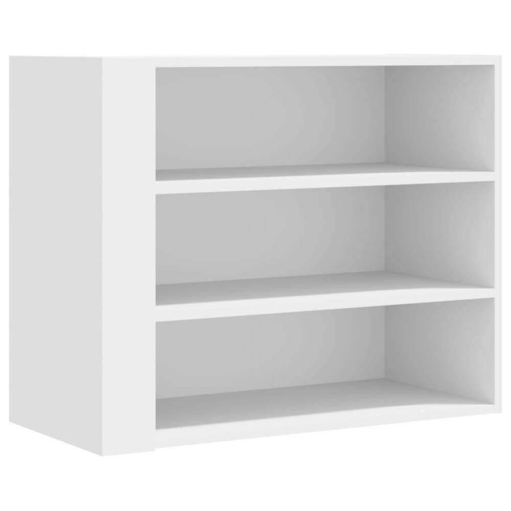 vidaXL Dulap de perete, alb, 75x35x60 cm, lemn prelucrat