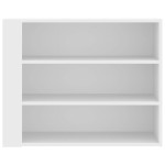 vidaXL Dulap de perete, alb, 75x35x60 cm, lemn prelucrat