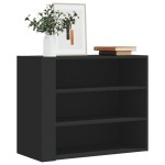 vidaXL Dulap de perete, negru, 75x35x60 cm, lemn prelucrat vidaXL Dulap de perete, negru, 75x35x60 cm, lemn prelucrat