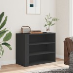 vidaXL Dulap de perete, negru, 75x35x60 cm, lemn prelucrat vidaXL Dulap de perete, negru, 75x35x60 cm, lemn prelucrat