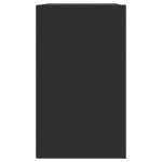 vidaXL Dulap de perete, negru, 75x35x60 cm, lemn prelucrat vidaXL Dulap de perete, negru, 75x35x60 cm, lemn prelucrat