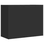 vidaXL Dulap de perete, negru, 75x35x60 cm, lemn prelucrat vidaXL Dulap de perete, negru, 75x35x60 cm, lemn prelucrat
