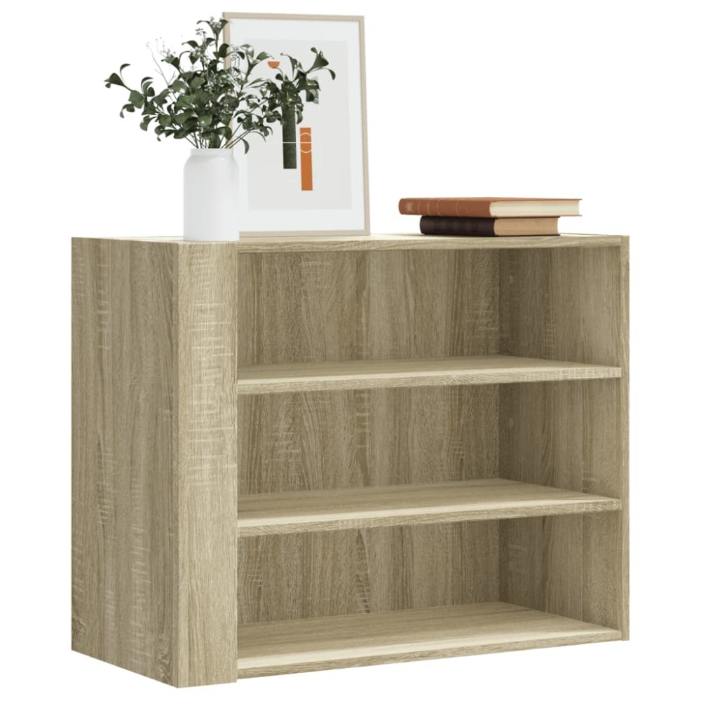 vidaXL Dulap de perete, stejar sonoma, 75x35x60 cm, lemn prelucrat