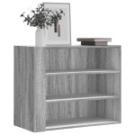 vidaXL Dulap de perete, gri sonoma, 75x35x60 cm, lemn compozit vidaXL Dulap de perete, gri sonoma, 75x35x60 cm, lemn compozit