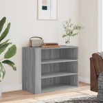 vidaXL Dulap de perete, gri sonoma, 75x35x60 cm, lemn compozit vidaXL Dulap de perete, gri sonoma, 75x35x60 cm, lemn compozit