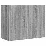 vidaXL Dulap de perete, gri sonoma, 75x35x60 cm, lemn compozit vidaXL Dulap de perete, gri sonoma, 75x35x60 cm, lemn compozit