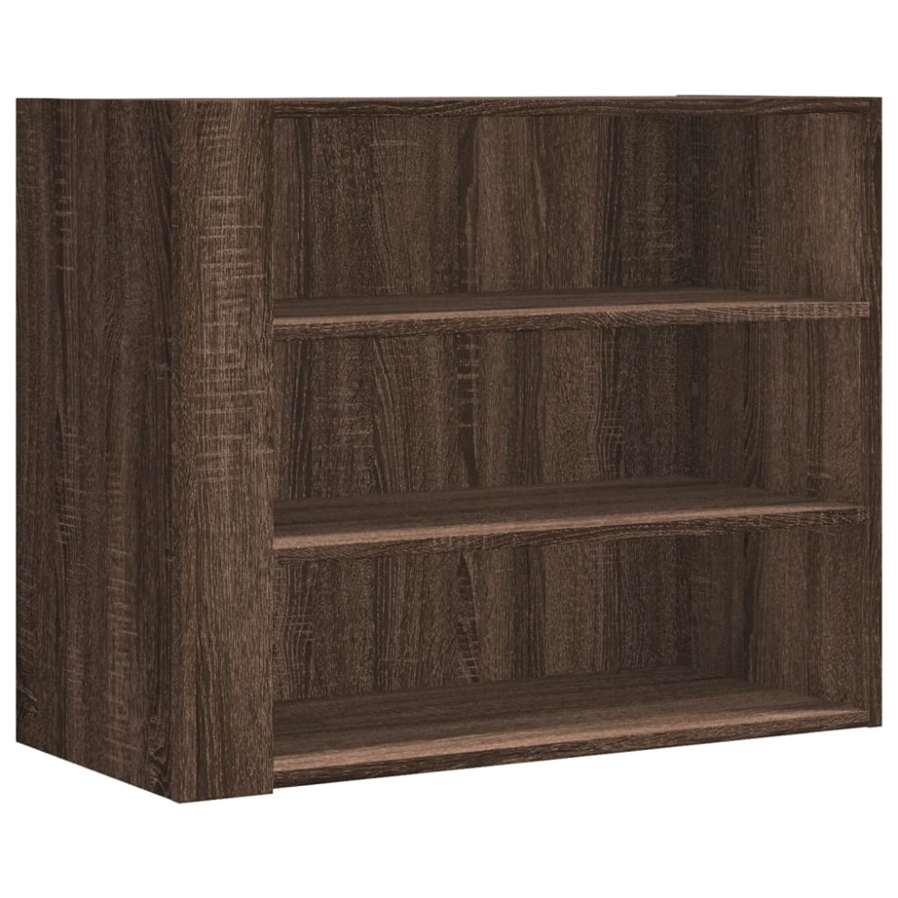 vidaXL Dulap de perete, stejar maro, 75x35x60 cm, lemn compozit