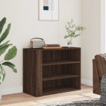 vidaXL Dulap de perete, stejar maro, 75x35x60 cm, lemn compozit vidaXL Dulap de perete, stejar maro, 75x35x60 cm, lemn compozit